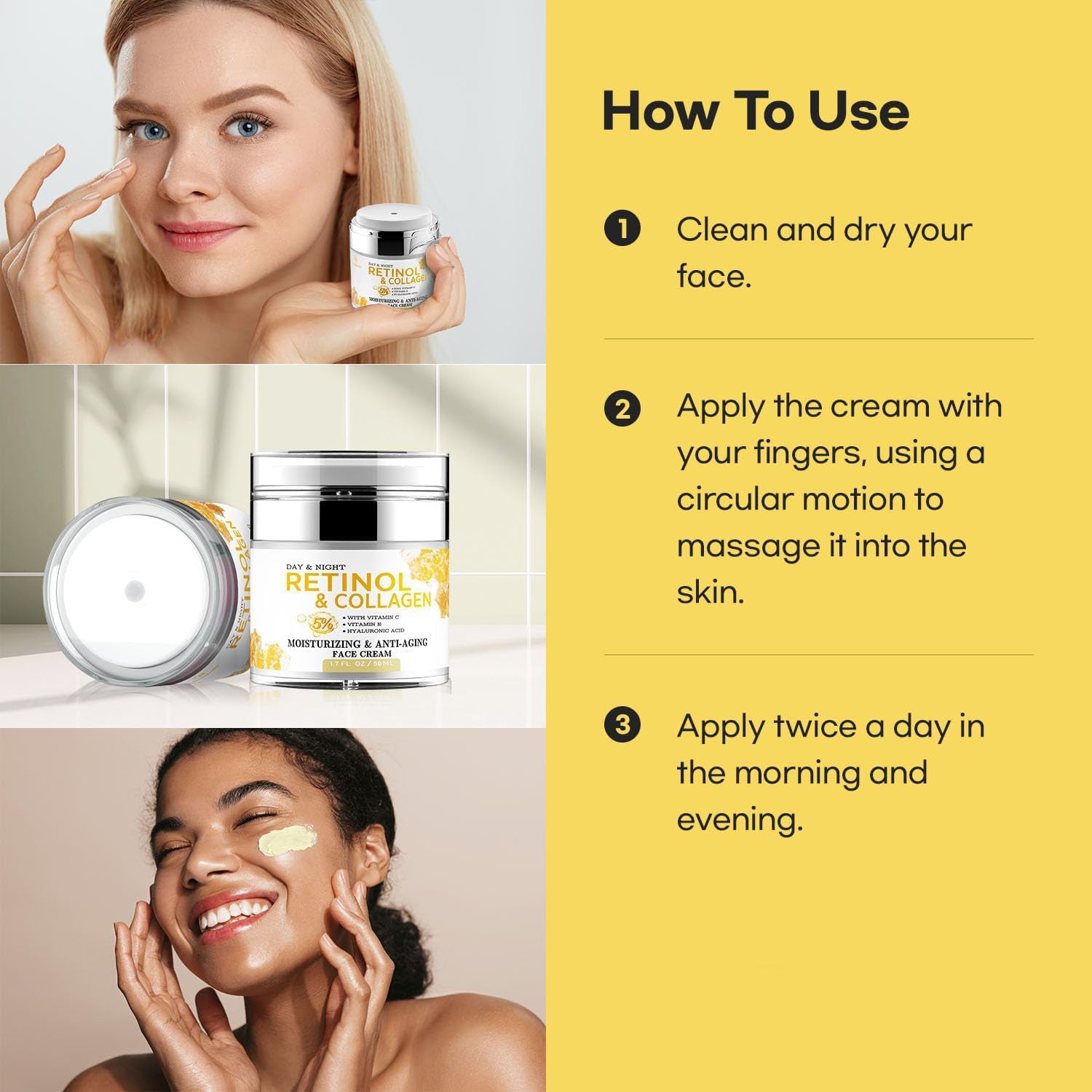 Anti Aging Wrinkle Cream for Face Neck