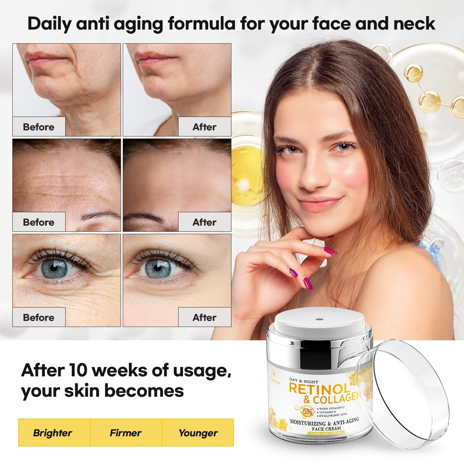 Anti Aging Wrinkle Cream for Face Neck
